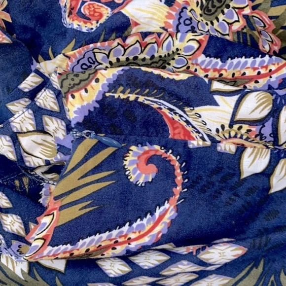 Aryeh blue floral boho romper size large - Picture 6 of 9